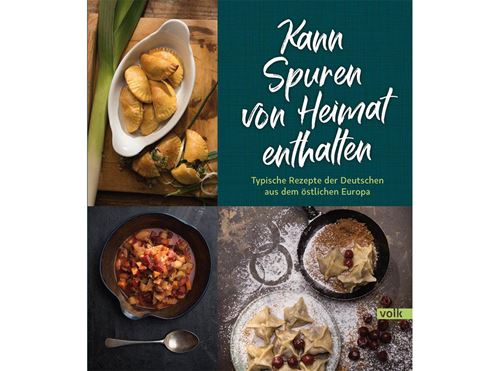 ein Buchdeckel mit Lebensmitteln