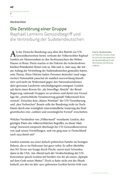 Kittel, Die Zerstörung einer Gruppe