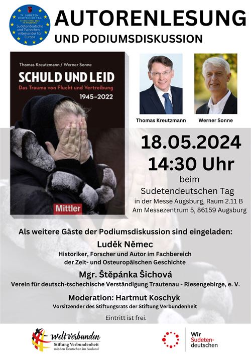 ein Plakat mit einer Person, die ihr Gesicht verdeckt